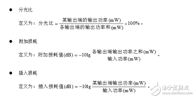 光纖耦合器型號(hào)及參數(shù)