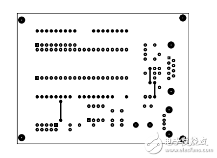 at89s52最小系統(tǒng)頂層PCB板電路圖