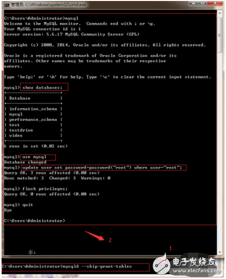 mysql如何修改root密碼