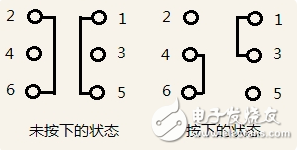 六腳自鎖開(kāi)關(guān)介紹_六腳自鎖開(kāi)關(guān)引腳圖及接法分析