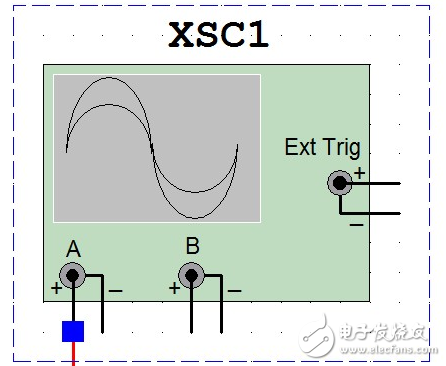 multisim示波器是怎么接的_各個端口表示什么