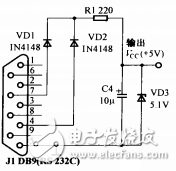 RS232C/TTL電平轉換和串口取電