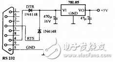 RS232C/TTL電平轉換和串口取電