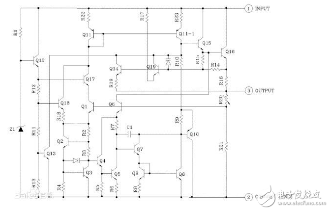 7805三端穩(wěn)壓電源內(nèi)部電路圖_7805三端穩(wěn)壓在電路運用中的注意事項