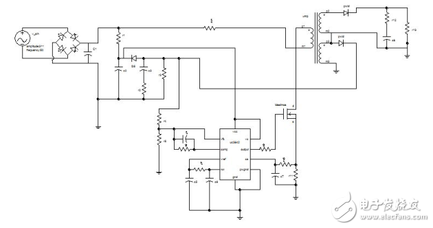 采用UC3842的反激開關(guān)電源調(diào)試及仿真