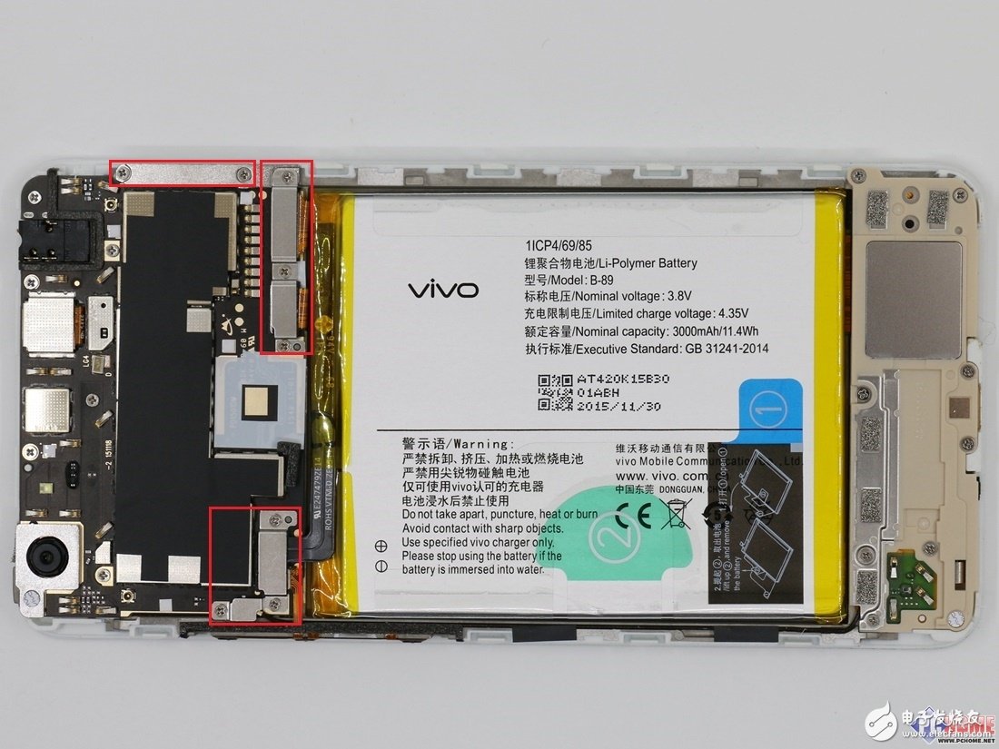 vivo X6 Plus完全拆解 超強(qiáng)音效芯片