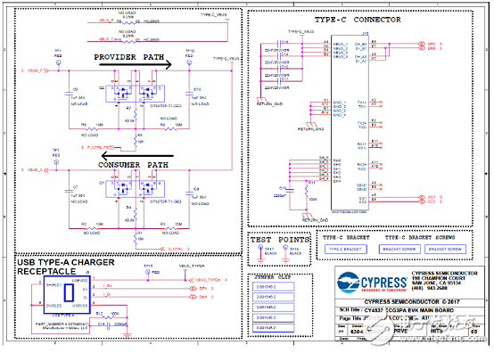 [原創(chuàng)] Cypress EZ－PD CCG3PAUSB Type－C端口控制方案
