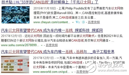 基于以太網(wǎng)是否能取代CAN的問題展開的關(guān)于CAN的詳解