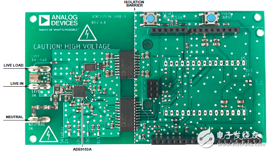 基于ADE9153A帶自動校準(zhǔn)的電能計量解決方案