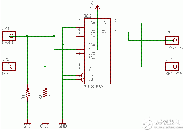 數(shù)據(jù)選擇器74ls153應(yīng)用電路圖大全（表決電路\交通燈\報(bào)警電路）