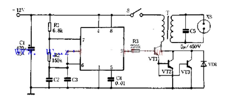 555作逆變器電路圖大全（四款555作簡易高頻逆變器/家用逆變器電路）