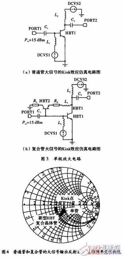 有效抑制了HBT大信號Kink效應的寬帶功率放大器