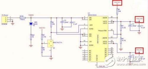 TMS320F28335最小應(yīng)用系統(tǒng)設(shè)計(jì)電路