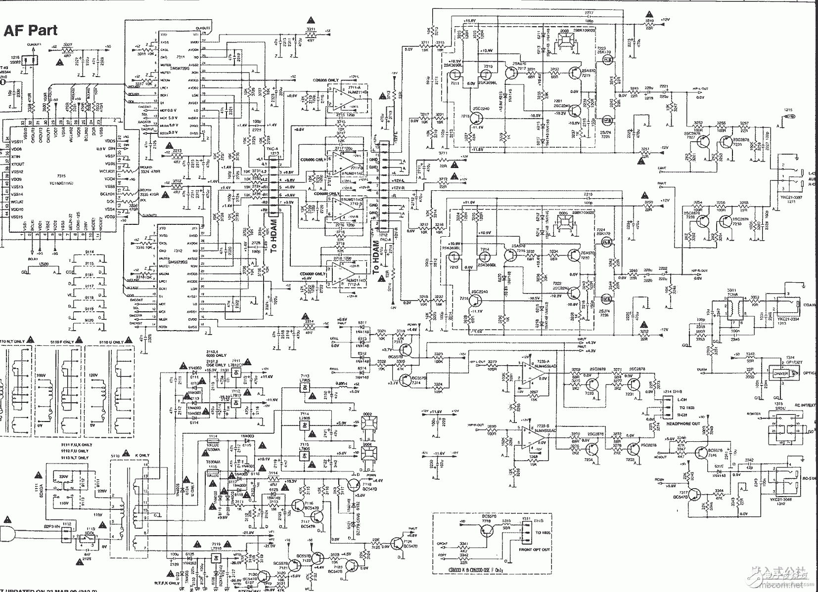 經(jīng)典膽機線路圖集馬蘭士CD6000唱機DAC.GIF