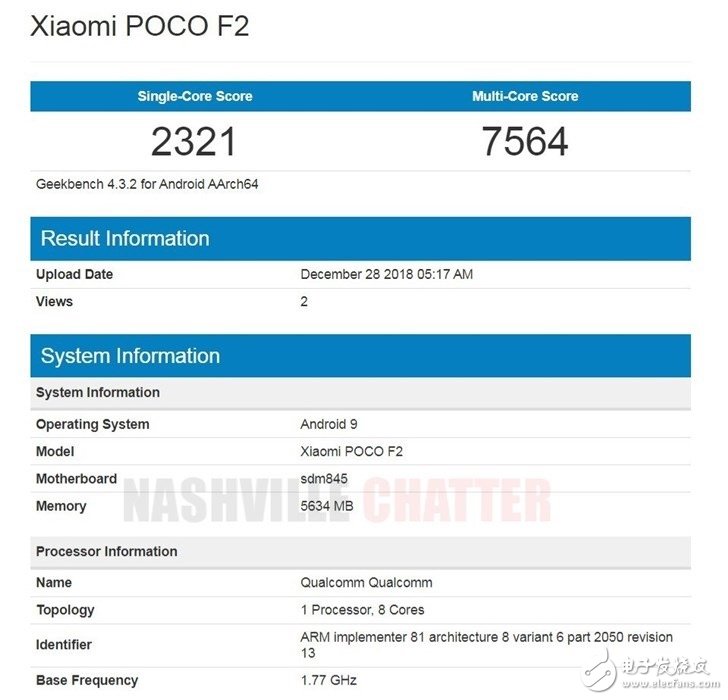 小米POCOF2跑分曝光 配置并不亮眼網(wǎng)友戲稱這是49年入國(guó)軍