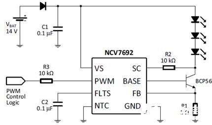 [原創(chuàng)] On Semi NCV7692汽車LED燈電流控制解決方案