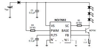 [原創(chuàng)] On Semi NCV7692汽車LED燈電流控制解決方案