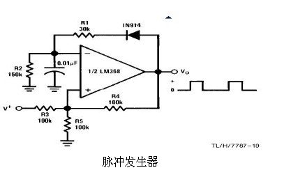 6種簡單電路圖之LM358應(yīng)用電路圖（直流耦合低通RC有源濾波器 低漂移峰值檢測器）